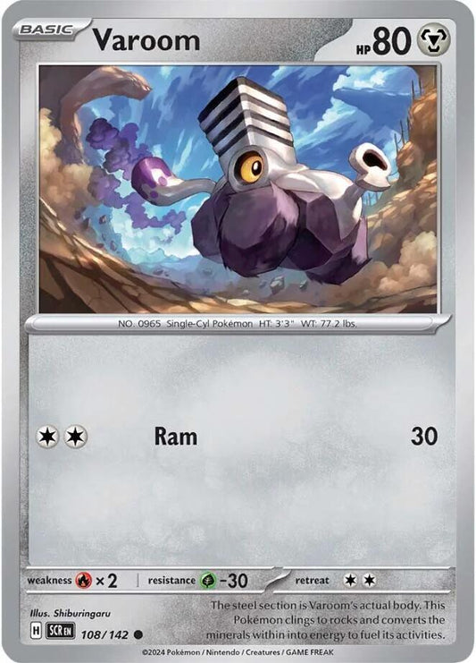 Pokemon Varoom 108/142 Stellar Crown