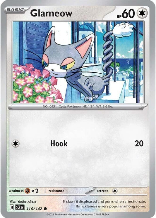 Pokemon Glameow 116/142 Stellar Crown