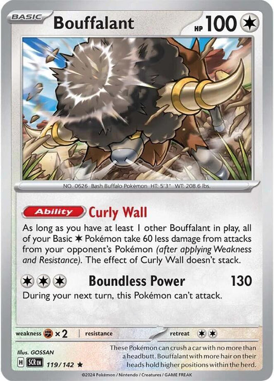 Pokemon Bouffalant 119/142 Stellar Crown