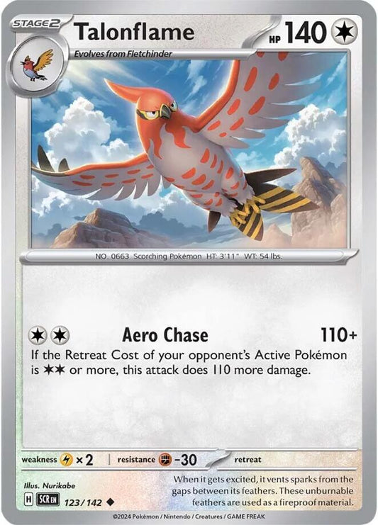 Pokemon Talonflame 123/142 Stellar Crown