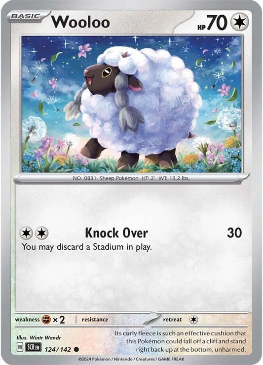 Pokemon Wooloo 124/142 Stellar Crown