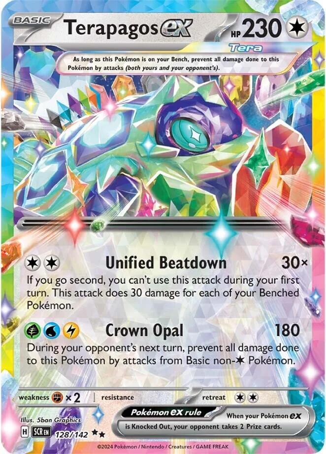 Pokemon Terapagos ex 128/142 Stellar Crown