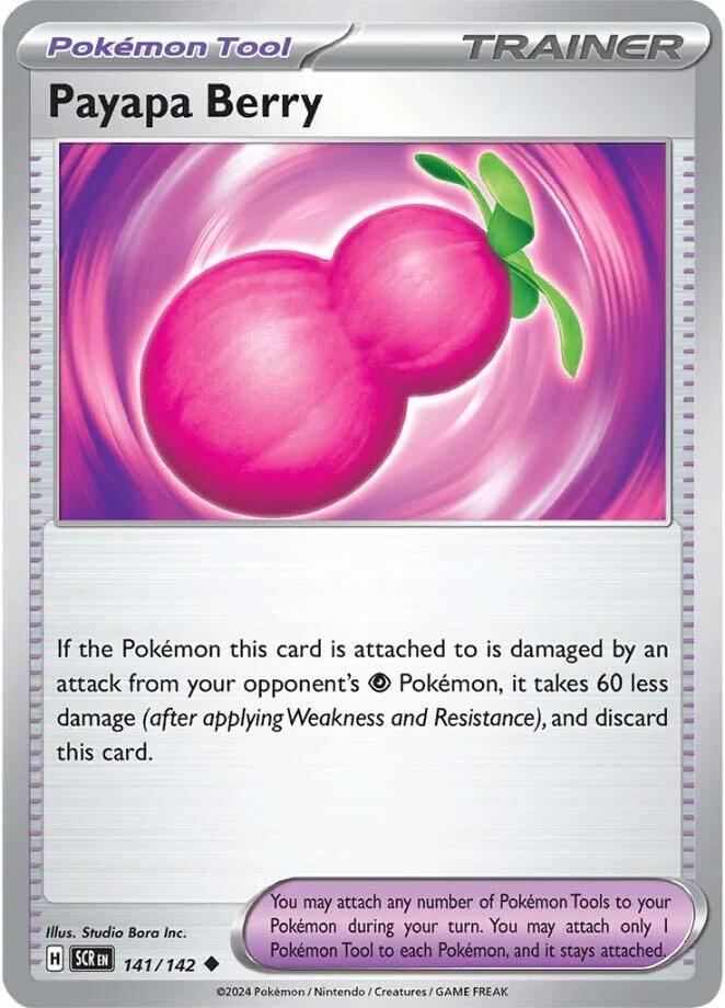 Pokemon Payapa Berry 141/142 Stellar Crown