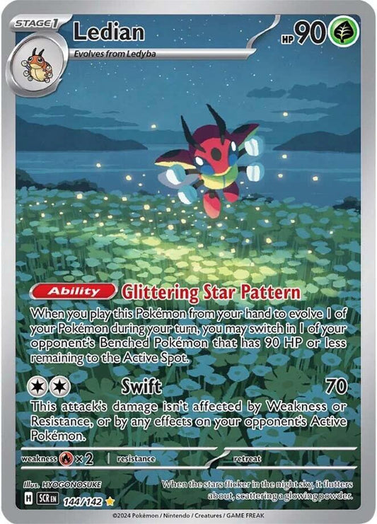 Pokemon Ledian 144/142 Stellar Crown