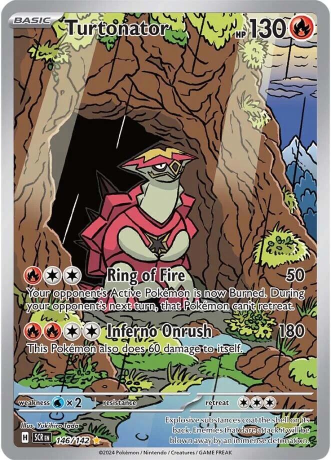 Pokemon Turtonator 146/142 Stellar Crown