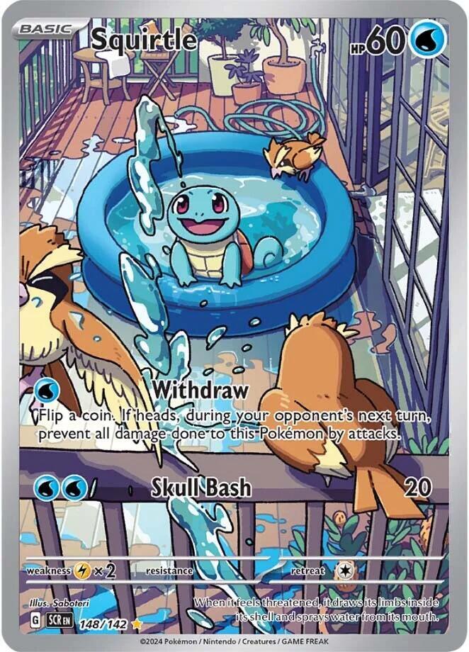 Pokemon Squirtle 148/142 Stellar Crown