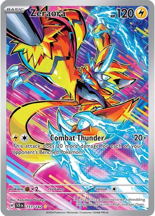 Pokemon Zeraora 151/142 Stellar Crown