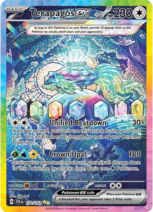 Pokemon Terapagos ex 170/142 Stellar Crown
