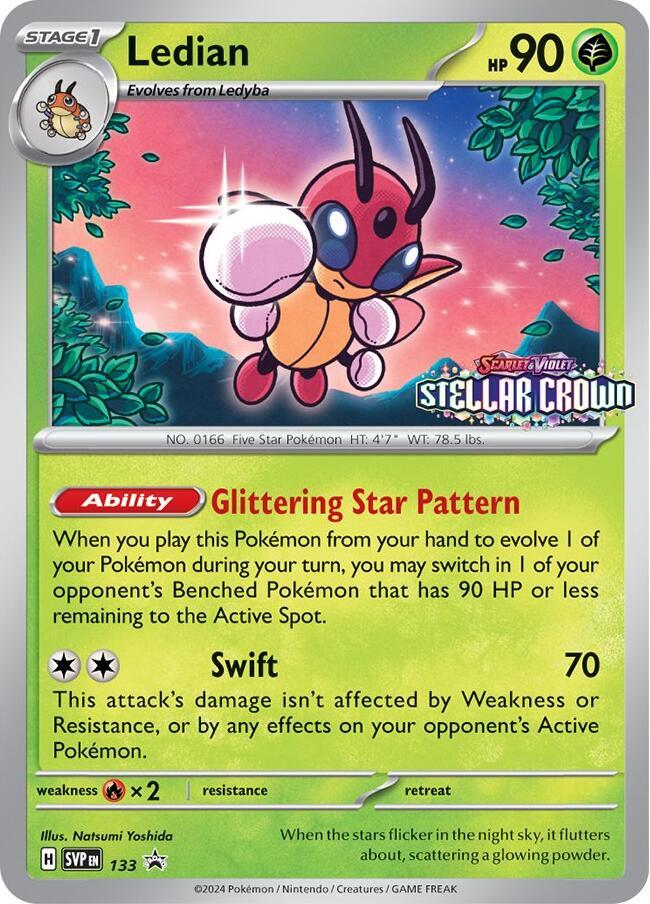 Pokemon Ledian 133 SVP Black Star Promos