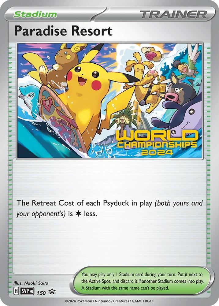 Pokemon Paradise Resort 150 SVP Black Star Promos