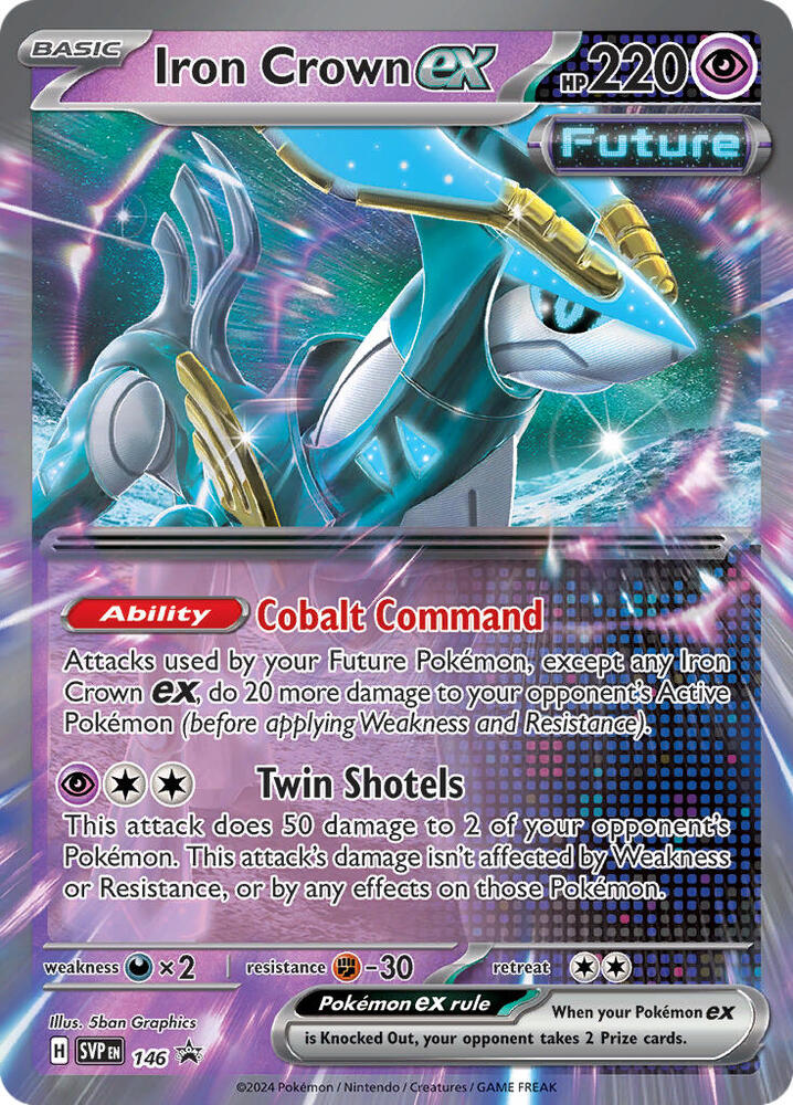 Pokemon Iron Crown ex 146 SVP Black Star Promos