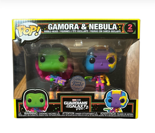 Funko Pop! Movies Guardians Of The Galaxy Vol 2 Gamora & Nebula 2PK Funko Special Edition