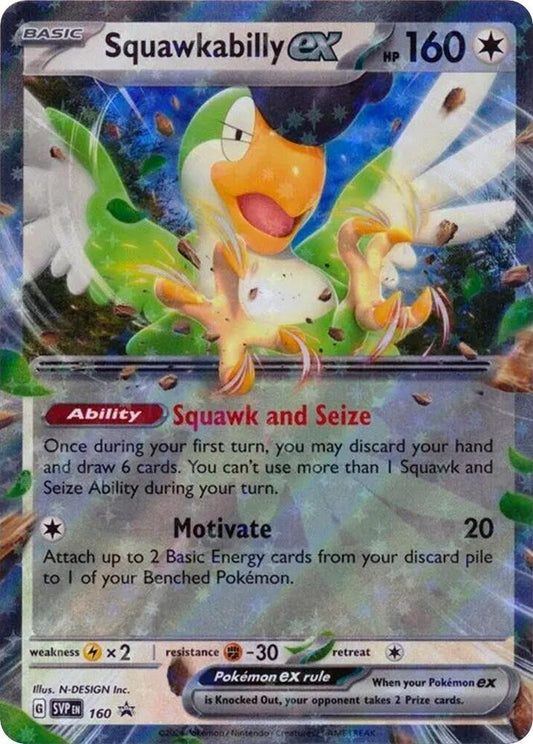 Pokemon Squawkabilly ex 160 SVP Black Star Promos
