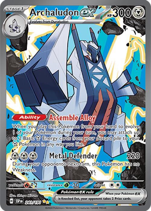 Pokemon Archaludon ex 241/191 Surging Sparks