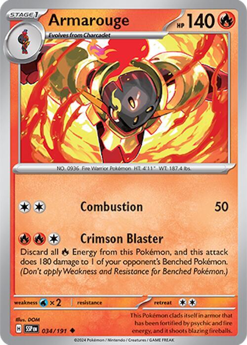 Pokemon Armarouge 34/191 Surging Sparks