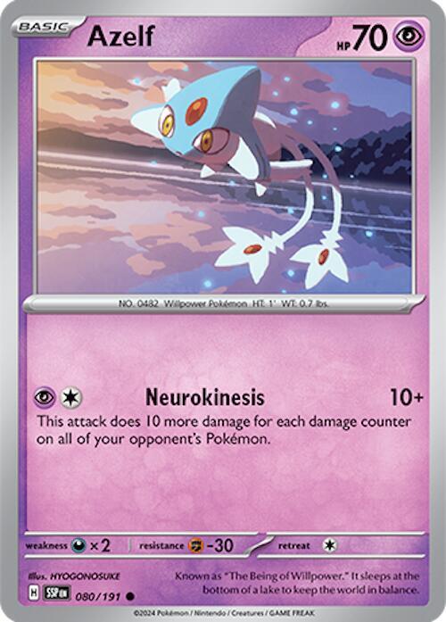 Pokemon Azelf 80/191 Surging Sparks