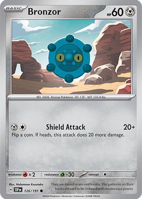 Pokemon Bronzor 126/191 Surging Sparks