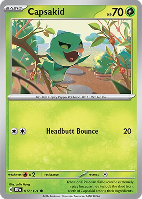 Pokemon Capsakid 12/191 Surging Sparks