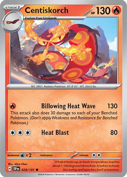 Pokemon Centiskorch 28/191 Surging Sparks