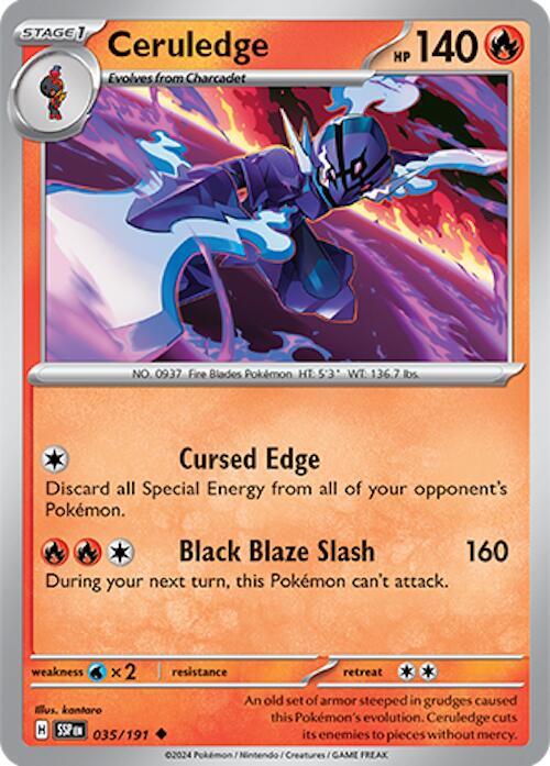 Pokemon Ceruledge 35/191 Surging Sparks