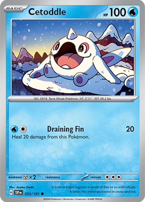 Pokemon Cetoddle 53/191 Surging Sparks