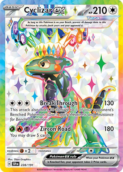 Pokemon Cyclizar ex 228/191 Surging Sparks