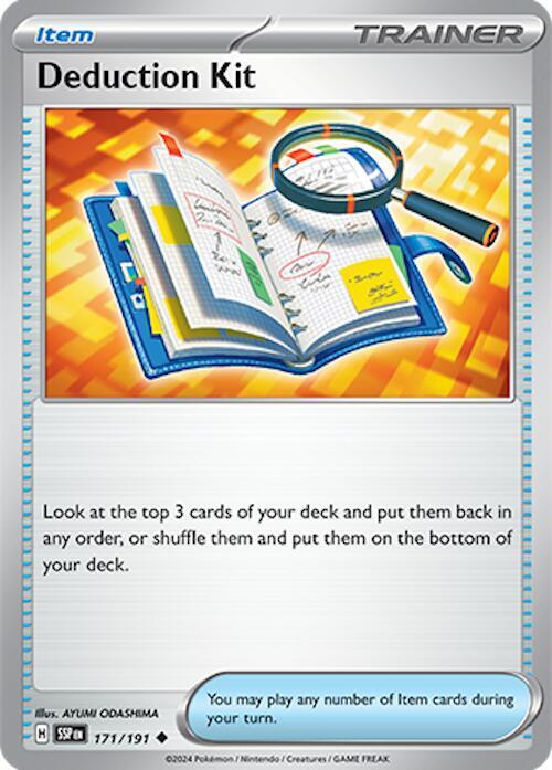 Pokemon Deduction Kit 171/191 Surging Sparks