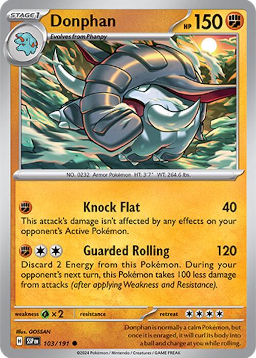 Pokemon Donphan 103/191 Surging Sparks