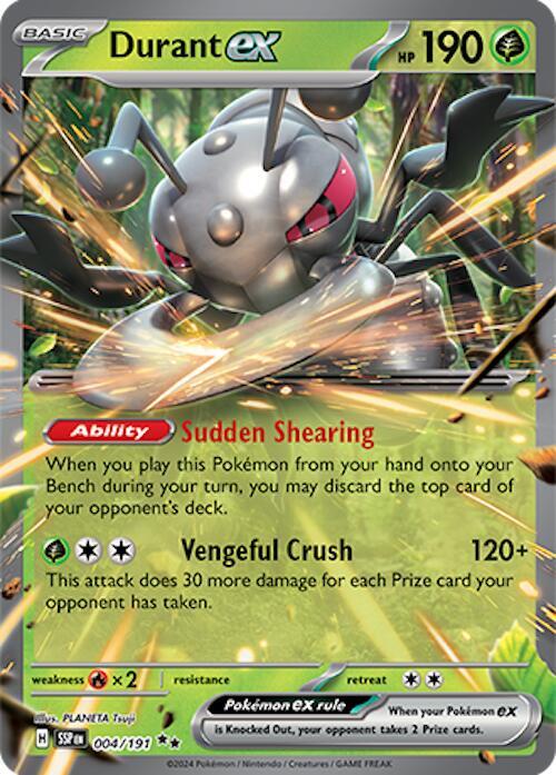 Pokemon Durant ex 4/191 Surging Sparks