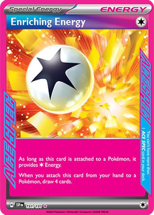 Pokemon Enriching Energy 191/191 Surging Sparks