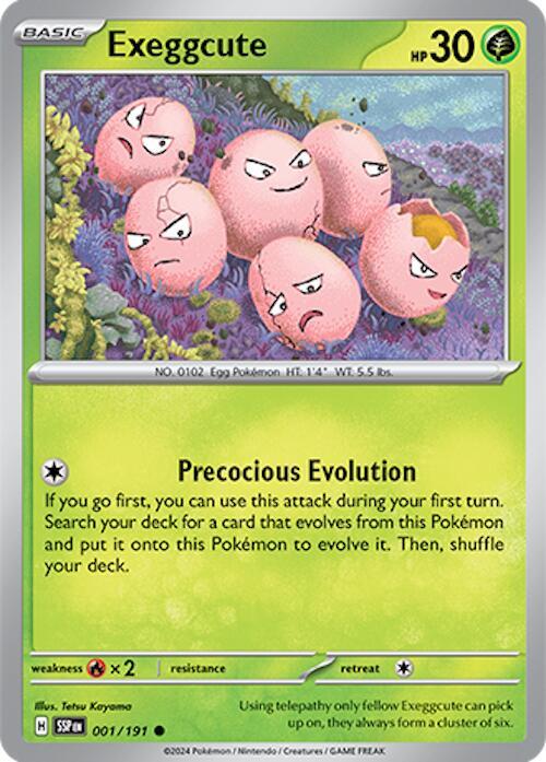 Pokemon Exeggcute 1/191 Surging Sparks