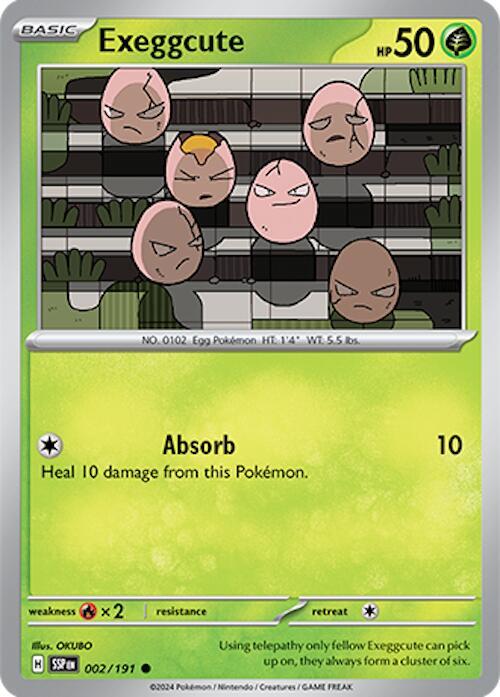 Pokemon Exeggcute 2/191 Surging Sparks
