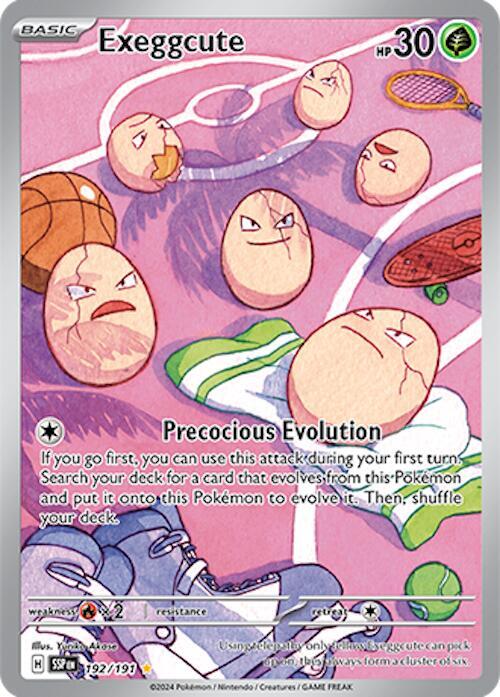 Pokemon Exeggcute 192/191 Surging Sparks