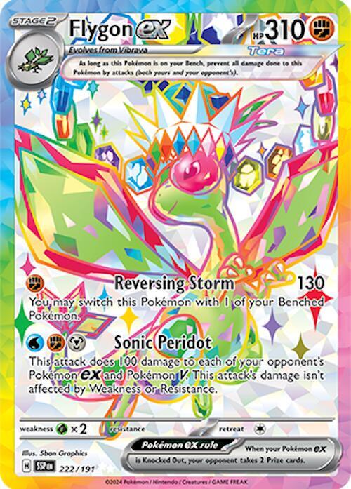 Pokemon Flygon ex 222/191 Surging Sparks