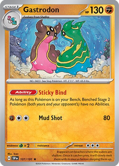 Pokemon Gastrodon 107/191 Surging Sparks