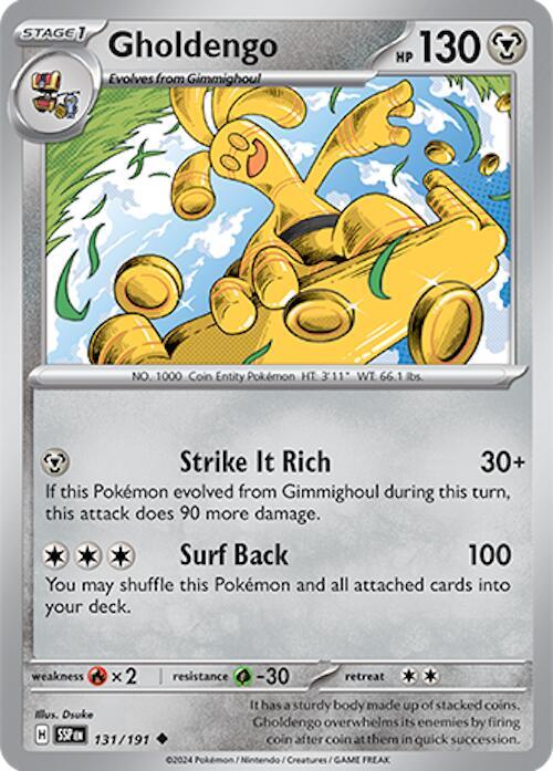 Pokemon Gholdengo 131/191 Surging Sparks
