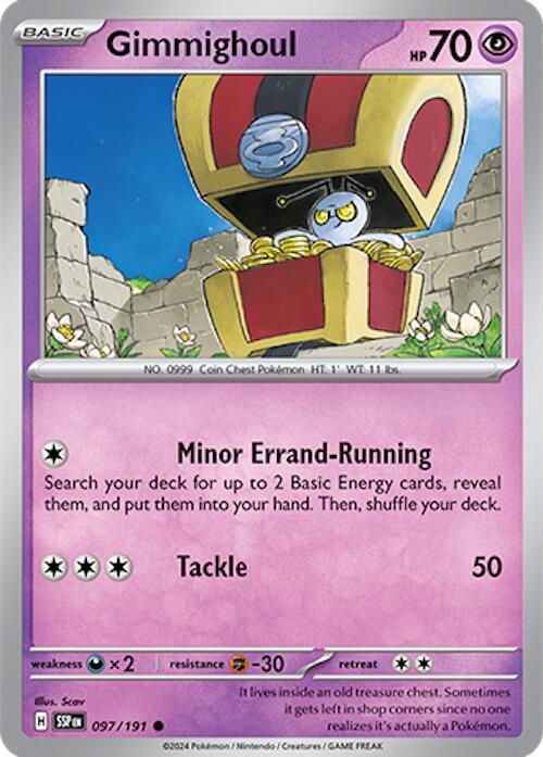 Pokemon Gimmighoul 97/191 Surging Sparks