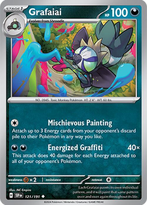 Pokemon Grafaiai 121/191 Surging Sparks
