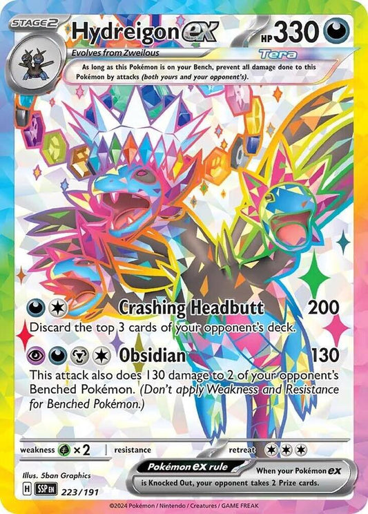 Pokemon Hydreigon ex 223/191 Surging Sparks