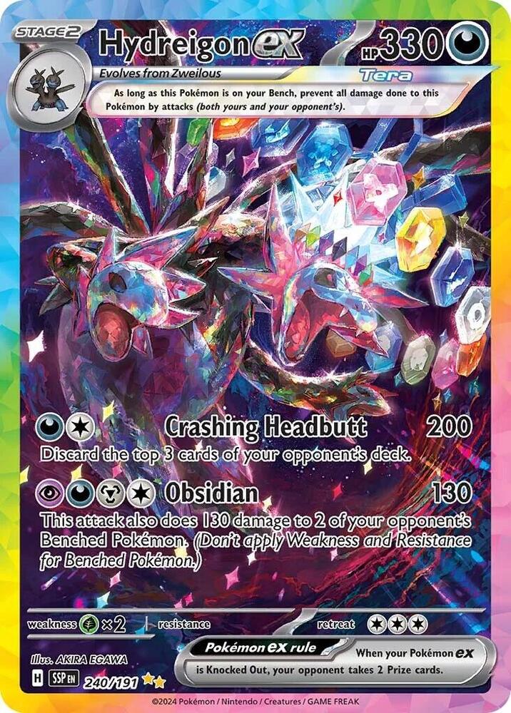 Pokemon Hydreigon ex 240/191 Surging Sparks
