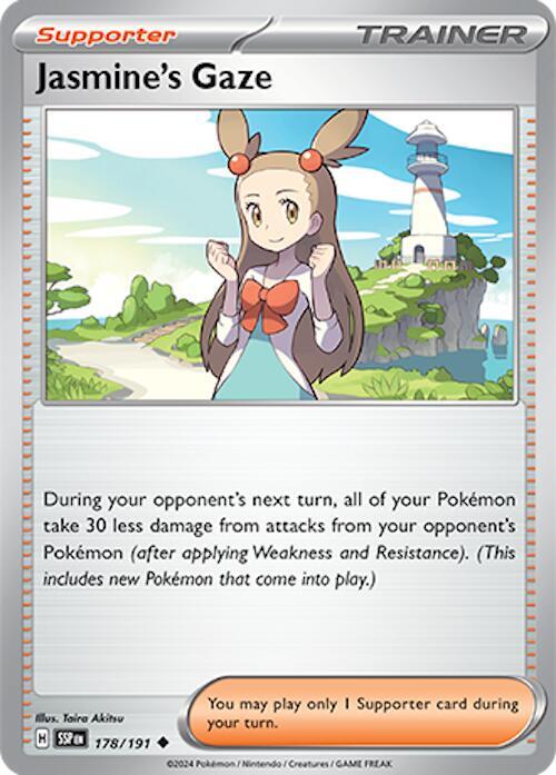 Pokemon Jasmine's Gaze 178/191 Surging Sparks