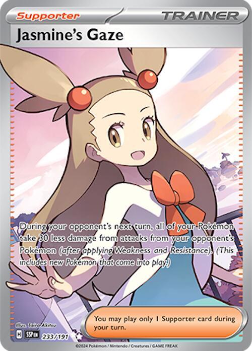 Pokemon Jasmine's Gaze 233/191 Surging Sparks