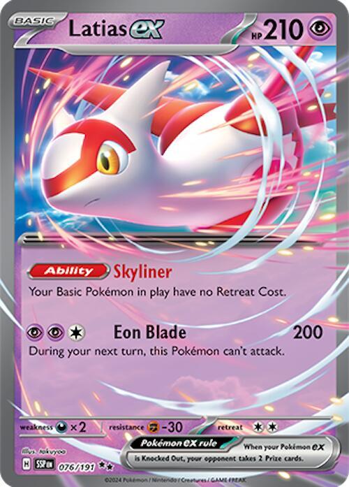Pokemon Latias ex 76/191 Surging Sparks