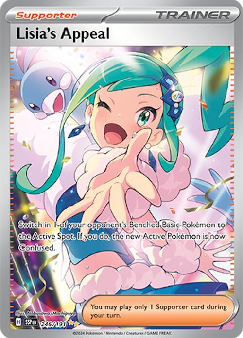Pokemon Lisia's Appeal 246/191 Surging Sparks