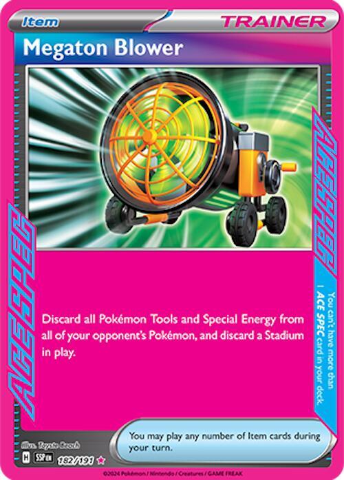 Pokemon Megaton Blower 182/191 Surging Sparks