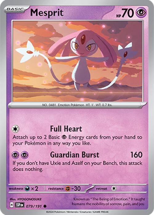 Pokemon Mesprit 79/191 Surging Sparks