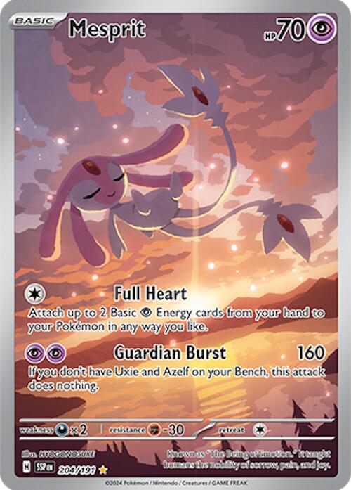Pokemon Mesprit 204/191 Surging Sparks