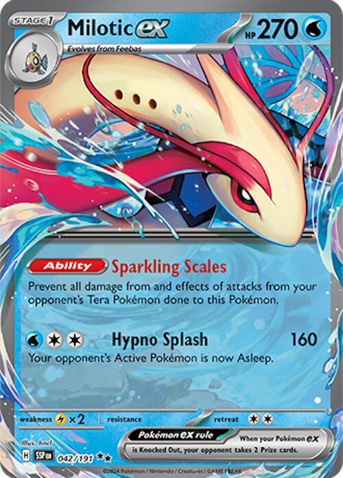 Pokemon Milotic ex 42/191 Surging Sparks