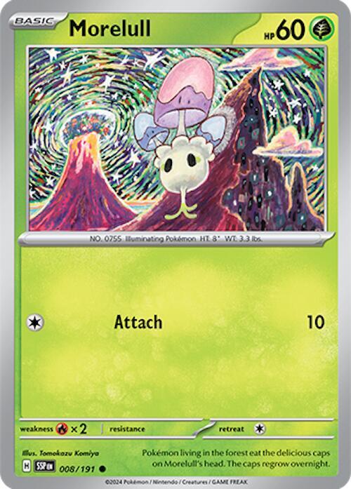 Pokemon Morelull 8/191 Surging Sparks