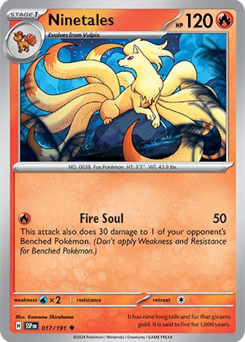 Pokemon Ninetales 17/191 Surging Sparks